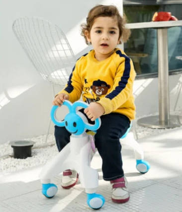 Ходунки-велосипед BABY WALKER СИНІЙ, Ходунки на колесах, Ходунки-каталки, фото 1