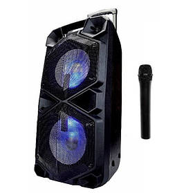 Акустична система з мікрофоном Goldteller GT-6068 USB/SD/FM/Bluetooth, Колонка-чемодан