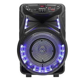 Акустична система з мікрофоном Goldteller GT-6021 USB/SD/FM/Bluetooth, Колонка-чемодан