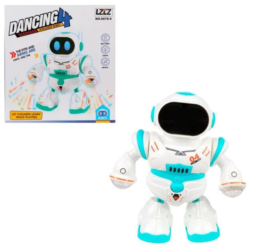 Робот, що танцює, Dancing robot 6678-4, Дитяча іграшка робот, Інтерактивна іграшка