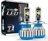 Автолампа LED T1 H4 | Лампочки для машины | Светодиодная лампа для авто