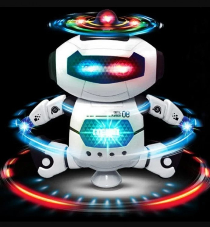 Інтерактивна іграшка робот DANCE 99444, Танцюючий робот, що світиться, Dancing Robot