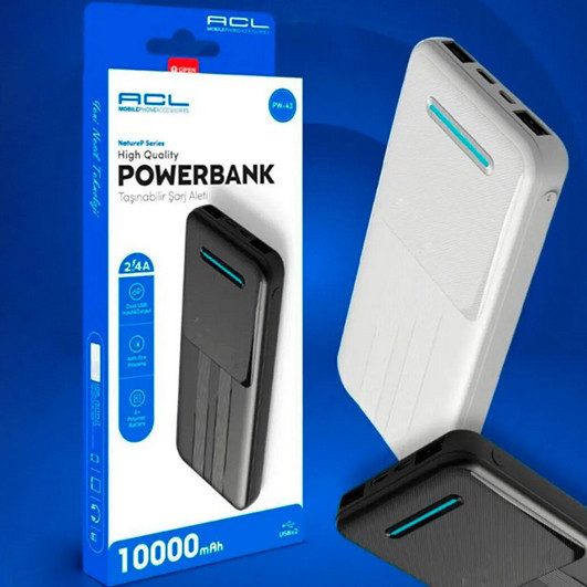 Power bank ACL PW-43 10000 mAh, Повербанк, Портативна зарядка для телефона