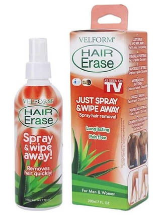 Спрей для депіляції Velform Hair Erase New | Засіб для депіляції тіла, фото 2