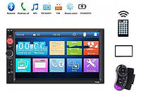 Автомагнітола 2DIN 7023/Х3 little + пульт + пульт на кермо, Магнітола в машину