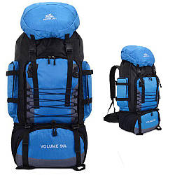 Туристичний водонепроникний рюкзак на 90 л (80х25х36 см) S1907, Блакитний / Рюкзак великий похідний