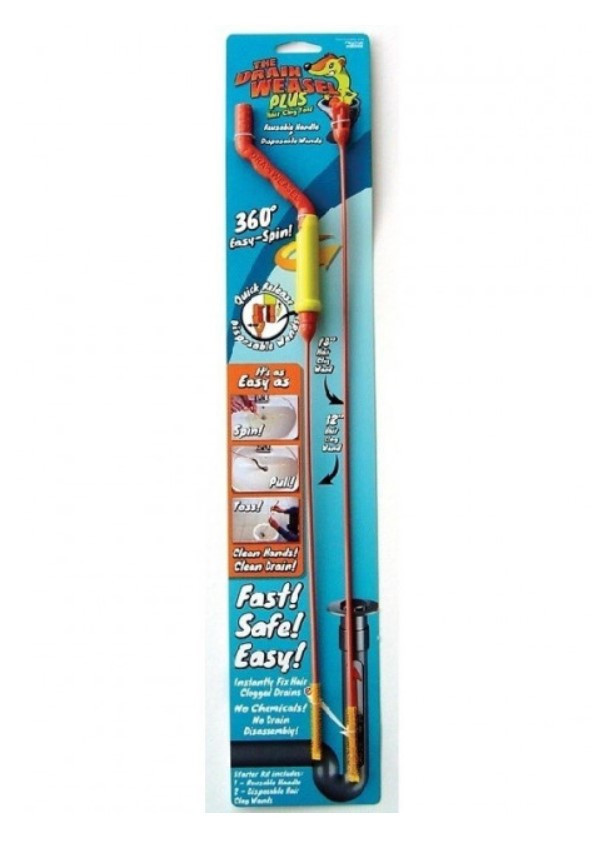 Інструмент для чищення каналізації The DRAIN Waesel PLUS, Прилад для чищення труб, фото 1