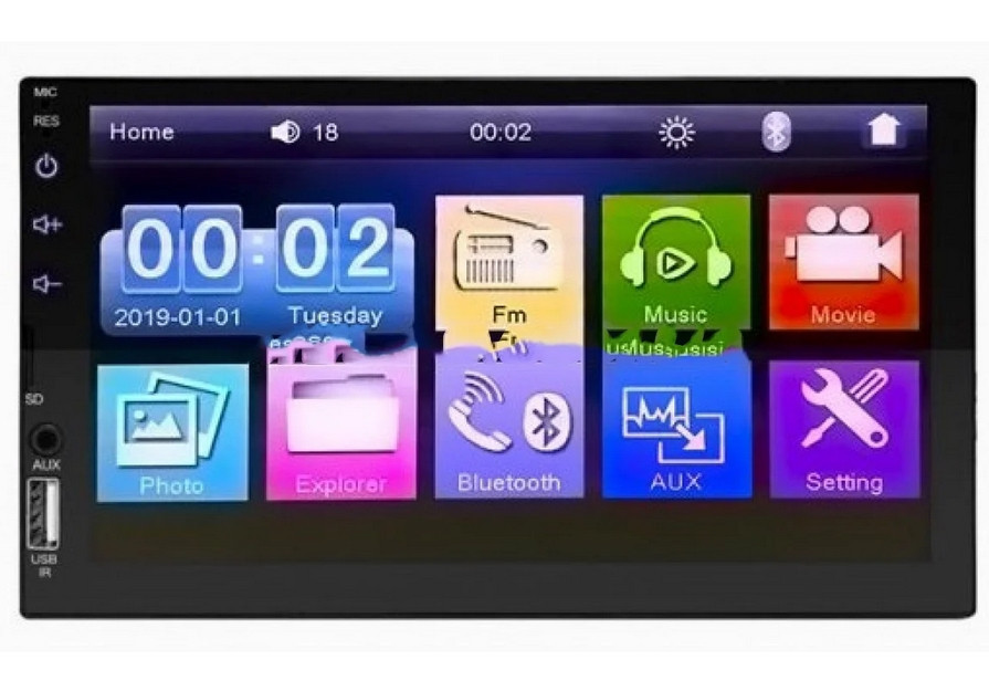 Автомагнітола 2DIN Android 10.1 (без диска) 9216BJ 1/16 (USB-Front), Магнітола в машину, фото 1
