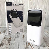 Power bank HEPU HP972 20000mAh | Повербанк с набором зарядных кабелей | Портативная зарядка для телефона