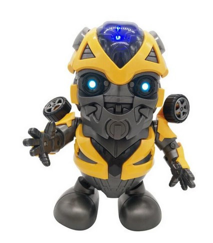 Інтерактивна іграшка DANCING ROBOT ЖОВТИЙ, Дитяча іграшка робот, Танцюючий робот, фото 1