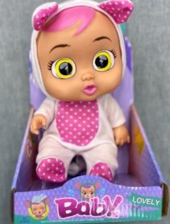 Інтерактивна лялька-пупс плаксиве немовля Плакса Дотті Cry Babies Dotty, Лялька для дівчаток