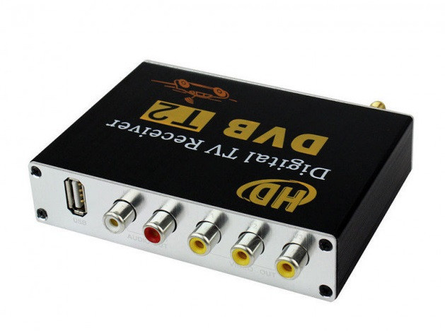 Приставка для автомобіля T2 Digital TV Receiver, Автомобільний цифровий ТВ тюнер, Цифровий ресивер