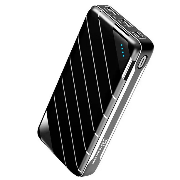 Power bank KONFULON Q13P 20000 mAh, Повербанк, Портативна зарядка для телефона, Зовнішній акумулятор