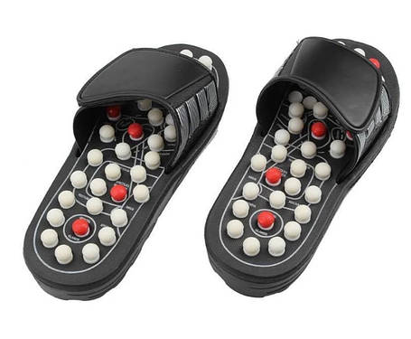 Масажні тапочки рефлекторні, Масажер для ступень, Massage Slipper, фото 1