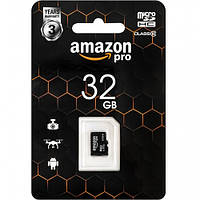 Карта памяти micro SDHC 32GB Amazon pro (class 10) (БЕЗ АДАПТЕРА) | Микро СД карта