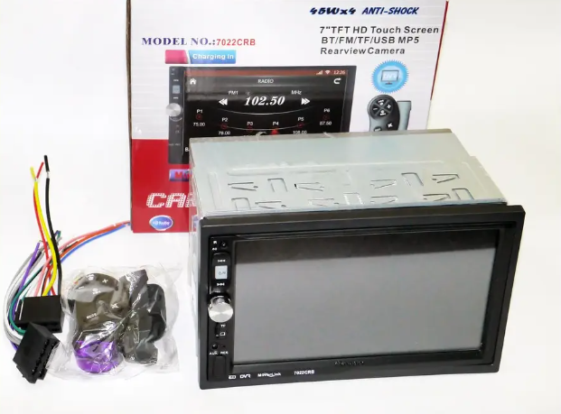 Автомагнітола 2 Din 7022CRB, Магнітола в авто з USB+SD+Bluetooth