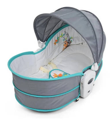 Дитяча люлька Rocker Bassinet БЛАКИТНА 5 in 1 | Люлька-баунсер Mastela Rocker Bassine, фото 2