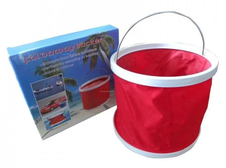 Складне відро Foldaway Bucket, Відро похідне, Господарське відро, Господарське відро