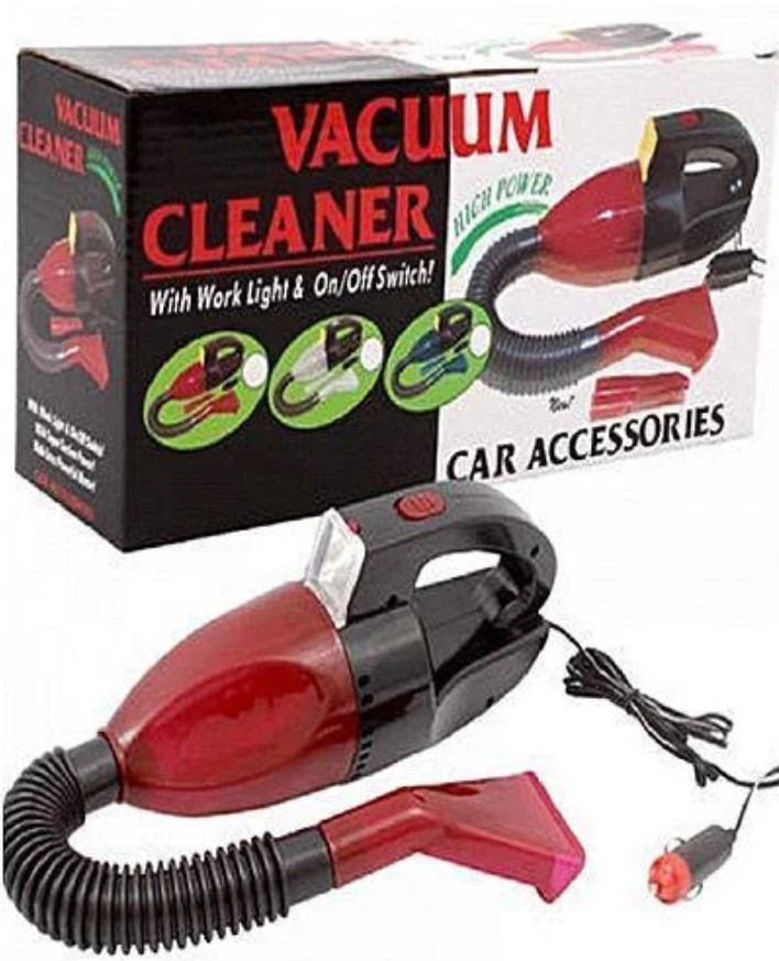 Компактний автомобільний пилосос Car Vacuum Cleaner, Машинний пилосос, Пилосос від прикурювача, фото 1