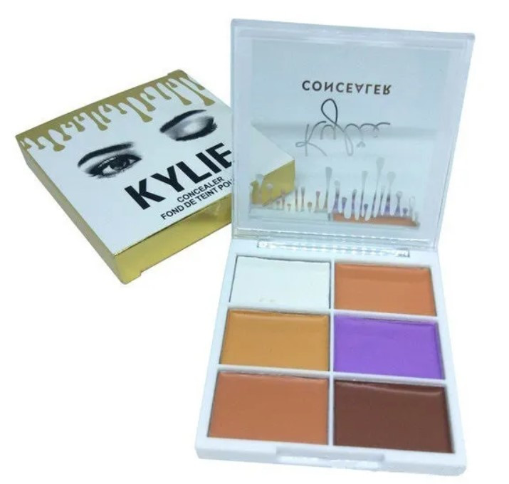 Палетка консилер Kylie Concealer Fond De Teint Poudre, Палітра коректорів для обличчя, Набір від Кайлі