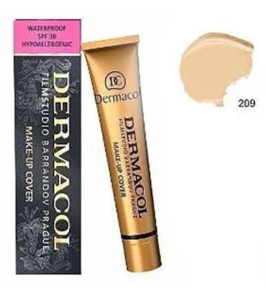 Тональний крем Dermacol Make-Up Cover 209, Dermacol тоналка, Тональна основа, фото 1