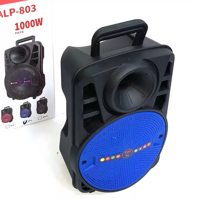 Колонка-валіза LP-803, переносна акумуляторна колонка, Bluetooth колонка з мікрофоном