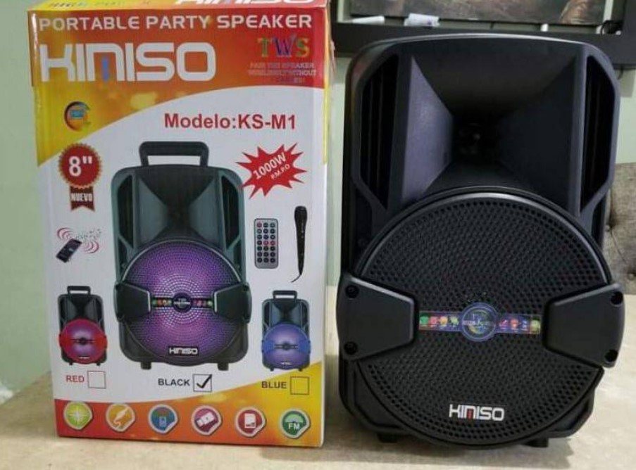 Колонка портативна акустична KIMISO KS-M1 BT (8 "BASS), Блютуз колонка, Колонка для музики, Колонка для музики