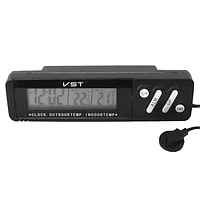 Часы VST 7067 | Часы настольные с гигрометром и термометром | Домашняя метеостанция
