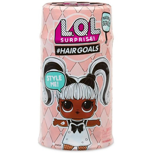 Ігровий набір L.O.L. SURPRISE! серії Hairgoals "Модне перевтілення", Лялька ЛОЛ з волоссям
