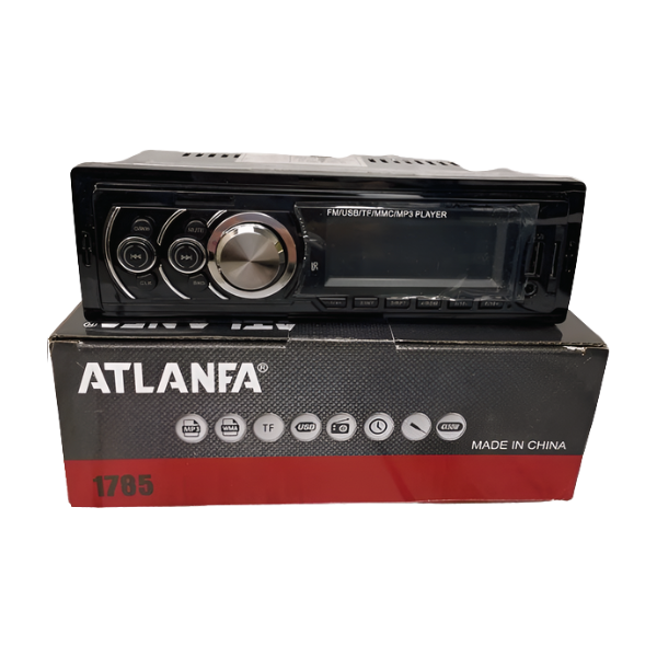 Автомагнітола Atlanfa 1785 (USB, SD, FM, AUX), Магнітола в машину 1 DIN, Автомобільна магнітола