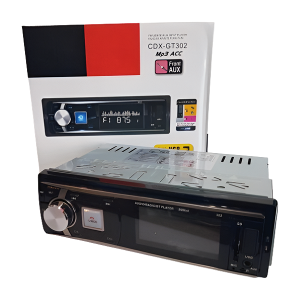 Автомагнітола CDX-GT302 (USB/FM/AUX/Bluetooth), Магнітола в машину 1 DIN, Автомобільна магнітола