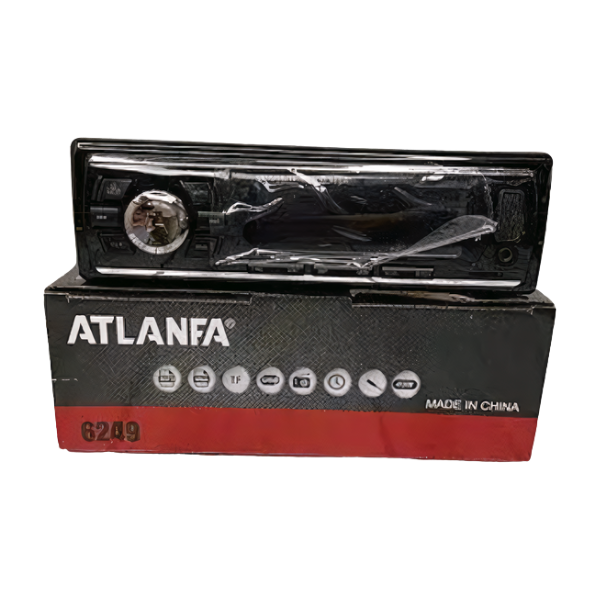 Автомагнітола Atlanfa 6249 (USB, SD, FM, AUX), Магнітола в машину 1 DIN, Автомобільна магнітола