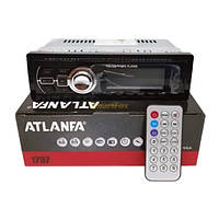 Автомагнитола Atlanfa 1787 (USB, SD, FM, AUX) | Магнитола в машину 1 DIN | Автомобильная магнитола