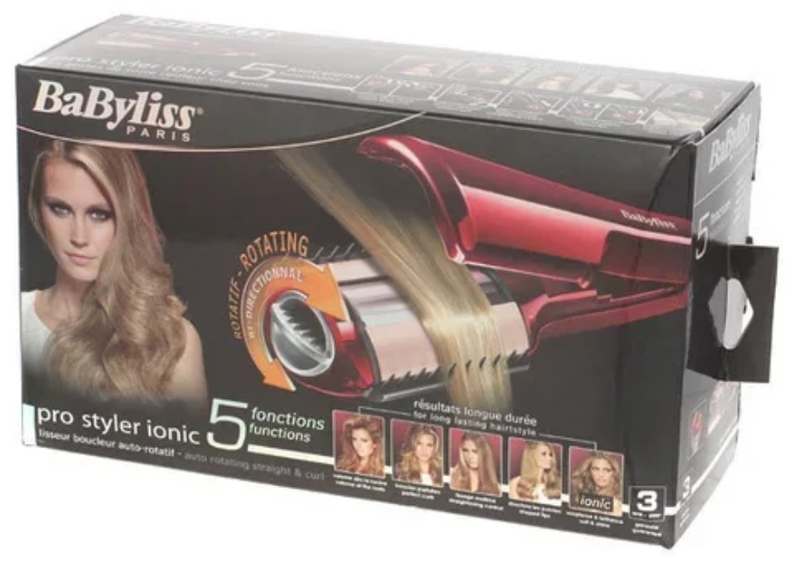 Стайлер для волосся BaByliss Pro 5 функцій, Утюжок для волосся, Плойка Бебіліс