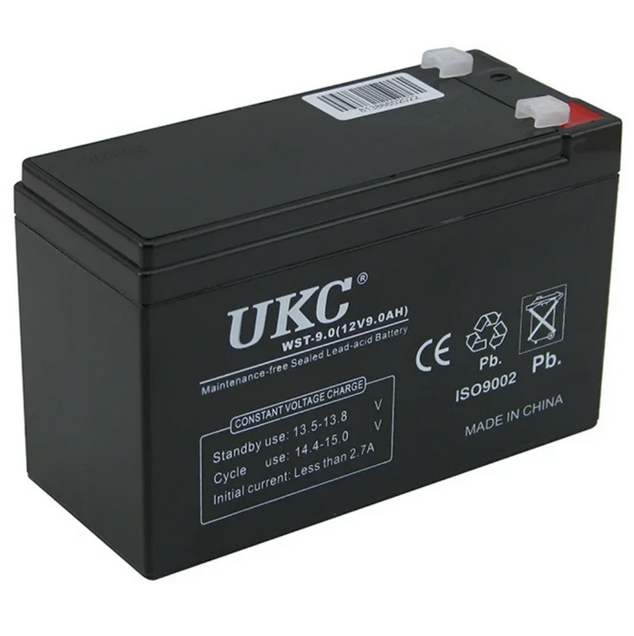 Аккумулятор BATTERY 12V 9A UKC | Аккумуляторная батарея 12В | Герметичный аккумулятор - фото 1 - id-p1573314944