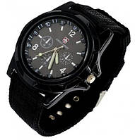 Мужские кварцевые часы Swiss Army Черные | Мужские наручные часы