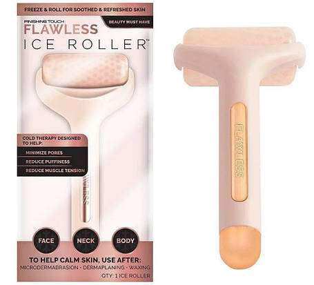 Ролик-валик масажер для обличчя ICE ROLLER, Масажний ролер для обличчя, фото 1