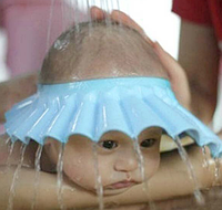 Шапочка-козырек для мытья головы и стрижки | Регулируемая шапка для защиты глаз от брызг и воды