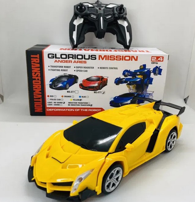 Машинка-трансформер на радіокеруванні Glorious Mission Autobot велика, Машинка на пульті, Робот-машина