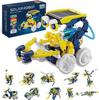 Конструктор New Solar Robot Build And Learn, Робот конструктор на сонячній батареї, фото 1