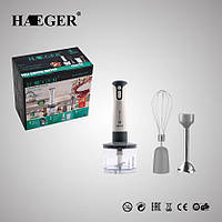 Кухонный блендер 4в1 Haeger HG-293 600 Вт Белый | Блендер с насадками
