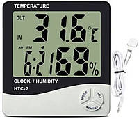 Термометр HTC-2 + выносной датчик температуры | Термогигрометр электронный | Домашняя метеостанция