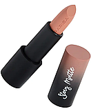Губна помада Parisa Cosmetics Stay Matte матова з кремовою текстурою L-08 No 01 Nuddest, фото 6