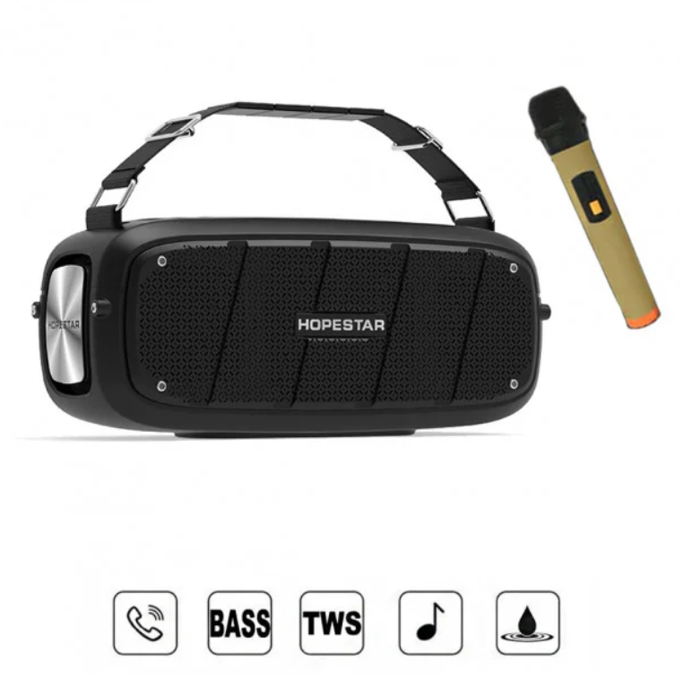 Портативна колонка Hopestar A20 Pro, Bluetooth колонка для музики, Бездротова колонка, Бездротова колонка