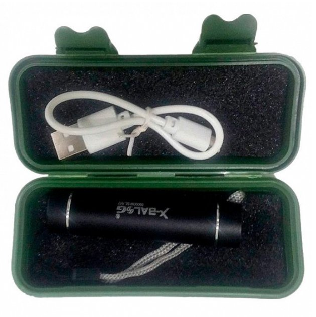 Ручний ліхтарик з COB USB BL-517 в кейсі, світлодіодний Led-ліхтар на акумуляторі