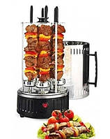 Шашлычница вертикальная электрическая Kebabs Machine на 6 шампуров 1000W | Электрошашлычница