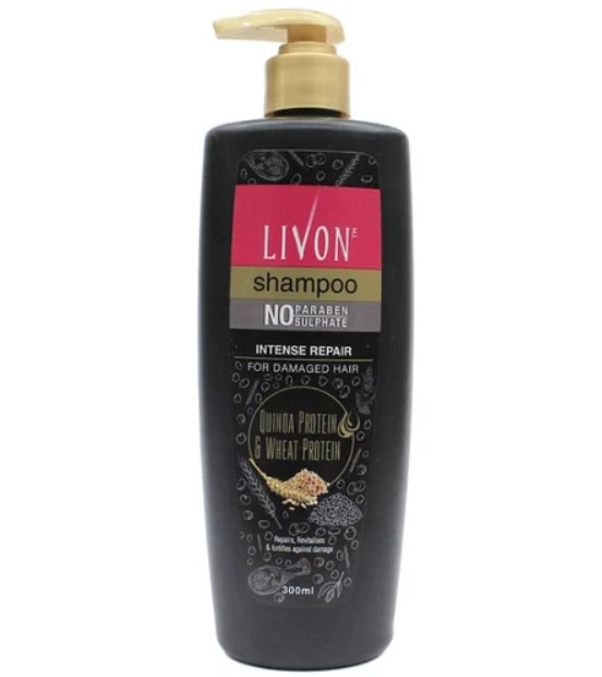 Шампунь Лівон для пошкодженого волосся "Протеїни кіноа і пшениці", Livon Shampoo Damaged Hair 150 мл