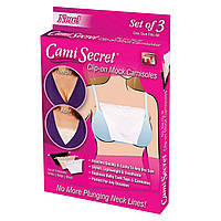 Cami Secret (Ками Сікрет) - рішення для відкритих топів і суконь | Вставка-манишка для декольте