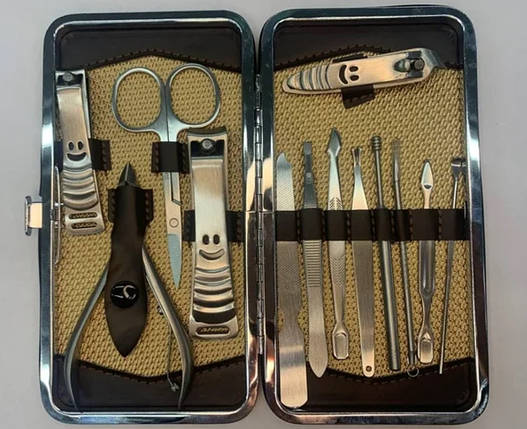 Набір для манікюру з 13 інструментів у футлярі Manicure Set, Манікюрний набір, фото 1
