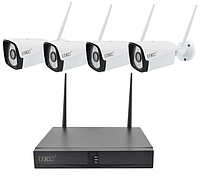 Набор видеонаблюдения WiFi ( 4 камеры) (без монитора) | Комплект камер наружного наблюдения